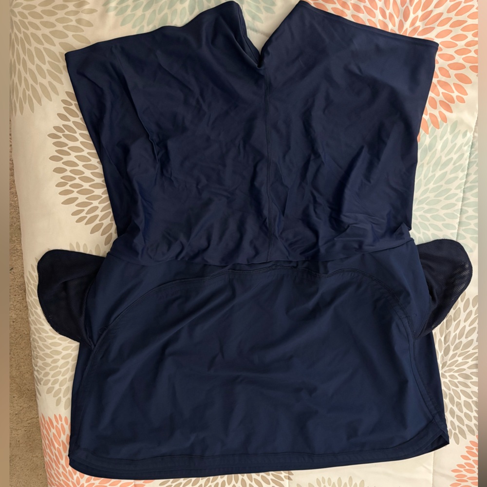 Lands’ End Quick Dry Board Skort Navy Blue - Picture 14 of 16
